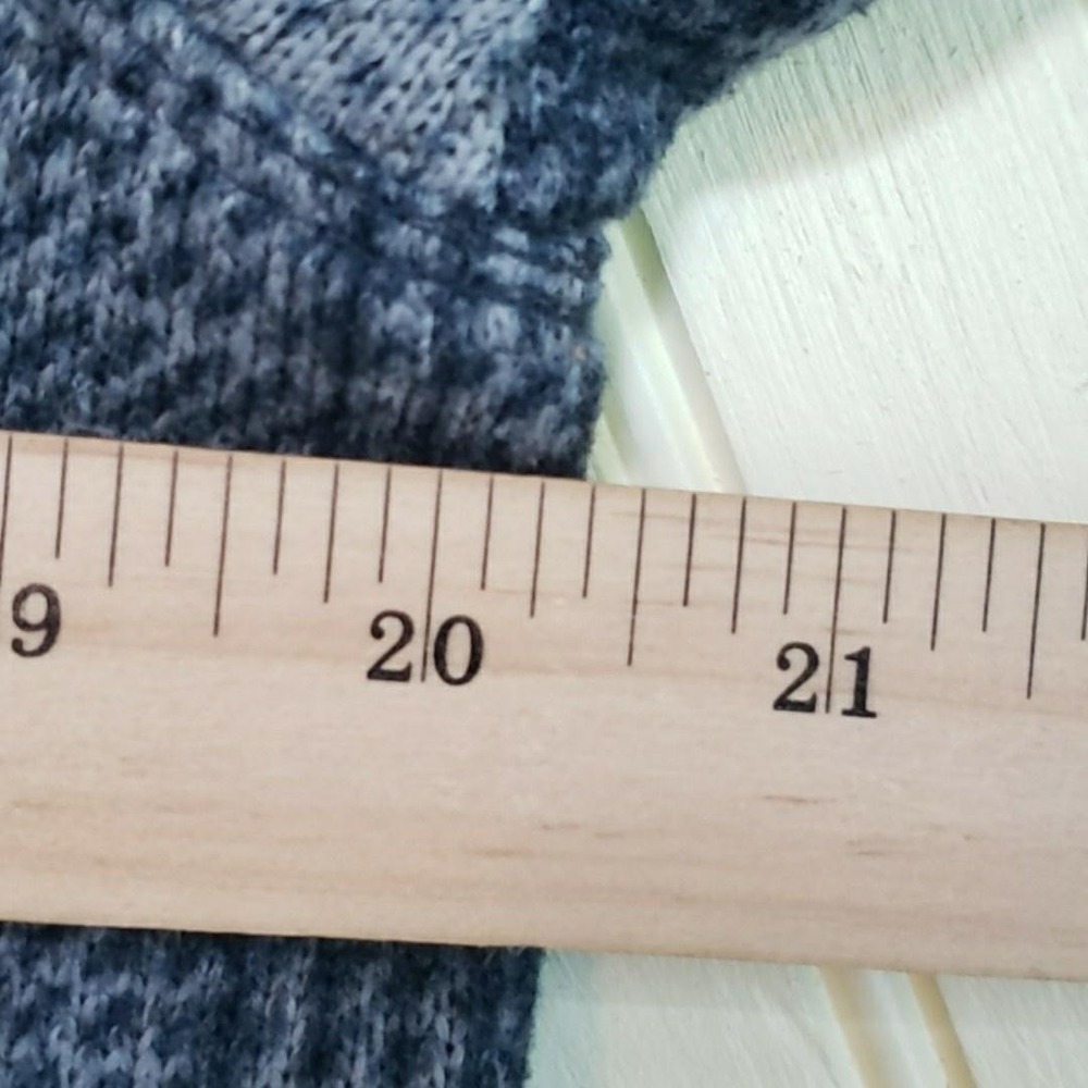 The North Face Jacket Womens Medium Blue Plaid Fleece Hooded Toggle Pockets - Picture 7 of 8